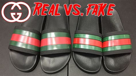 gucci slides fake|how to authenticate Gucci slides.